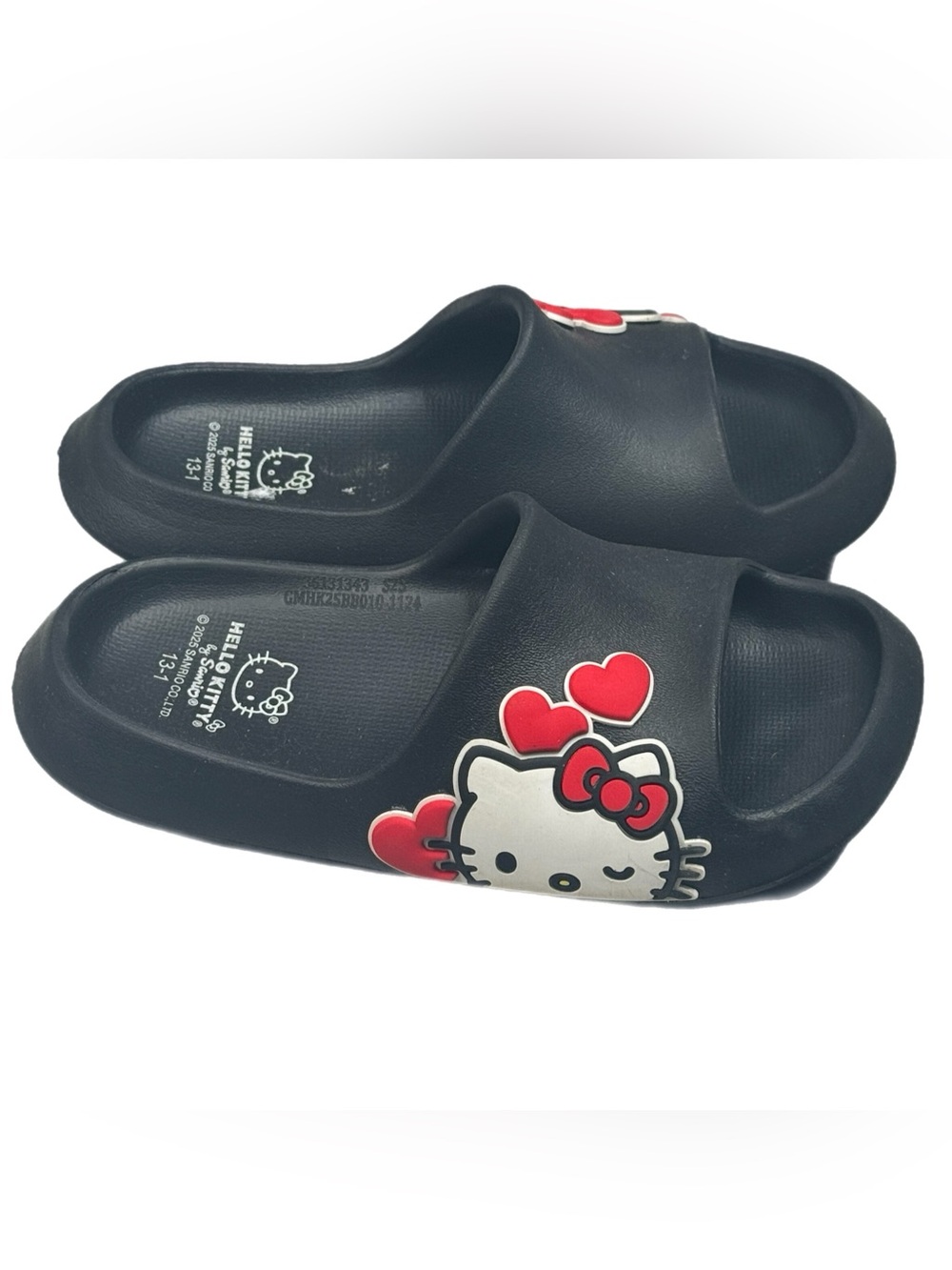 Hello Kitty slide sandals by Sanrio, Size 13/1